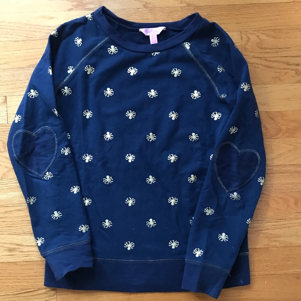 Lilly Pulitzer Octopus Sweatshirt, Size XL(12-14)